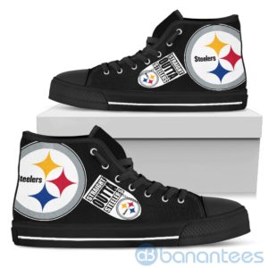 Straight Outta Fans Pittsburgh Steelers High Top Shoes Product Photo