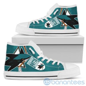 Straight Outta Fans San Jose Sharks High Top Shoes Product Photo