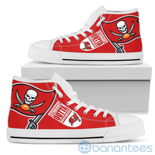 Straight Outta Fans Tampa Bay Buccaneers High Top Shoes Product Photo