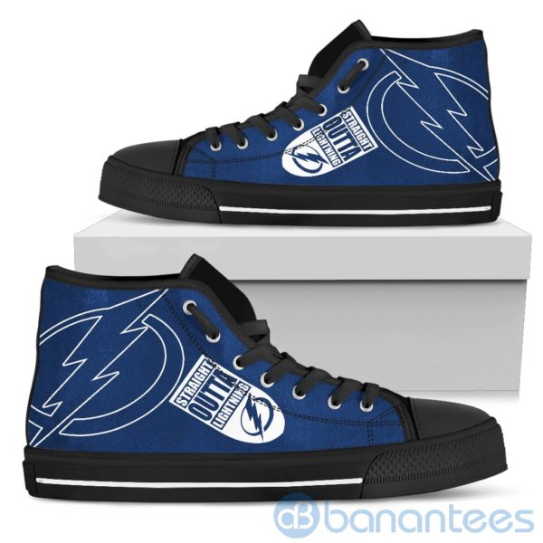 Straight Outta Fans Tampa Bay Lightning High Top Shoes Product Photo