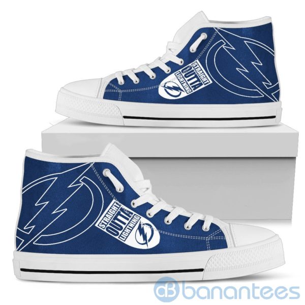 Straight Outta Fans Tampa Bay Lightning High Top Shoes Product Photo