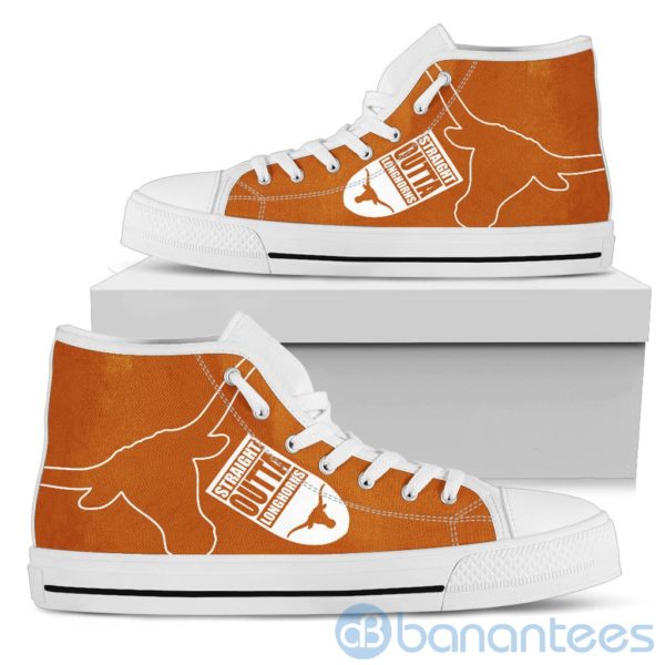 Straight Outta Fans Texas Longhorns High Top Shoes Product Photo