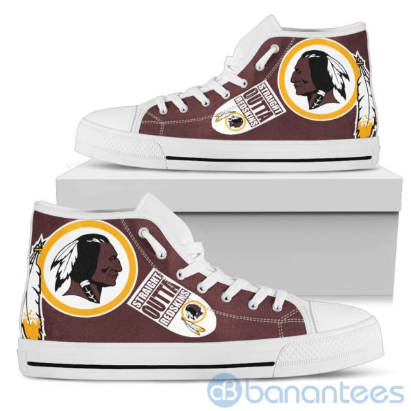 Straight Outta Fans Washington Redskins High Top Shoes Product Photo
