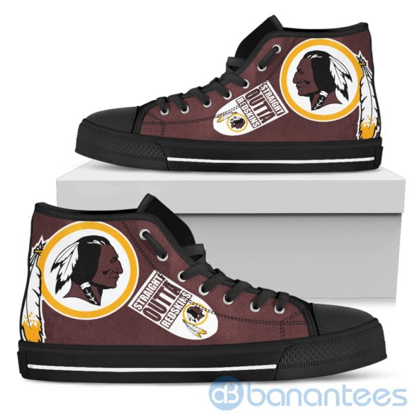 Straight Outta Fans Washington Redskins High Top Shoes Product Photo