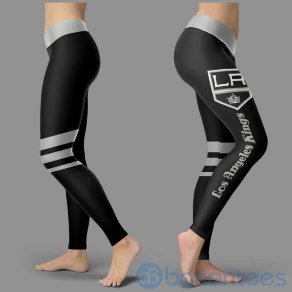 Striped Styple Los Angeles Kings Leggings For Women Product Photo