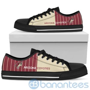Stripes style For Fans Arizona Coyotes Fans Low Top Shoes Product Photo