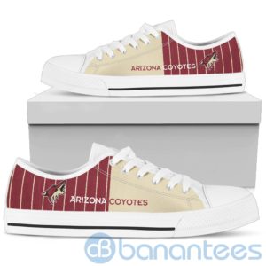 Stripes style For Fans Arizona Coyotes Fans Low Top Shoes Product Photo