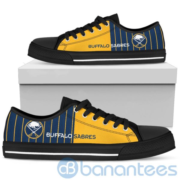 Stripes style For Fans Buffalo Sabres Fans Low Top Shoes Product Photo