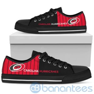 Stripes style For Fans Carolina Hurricanes Fans Low Top Shoes Product Photo