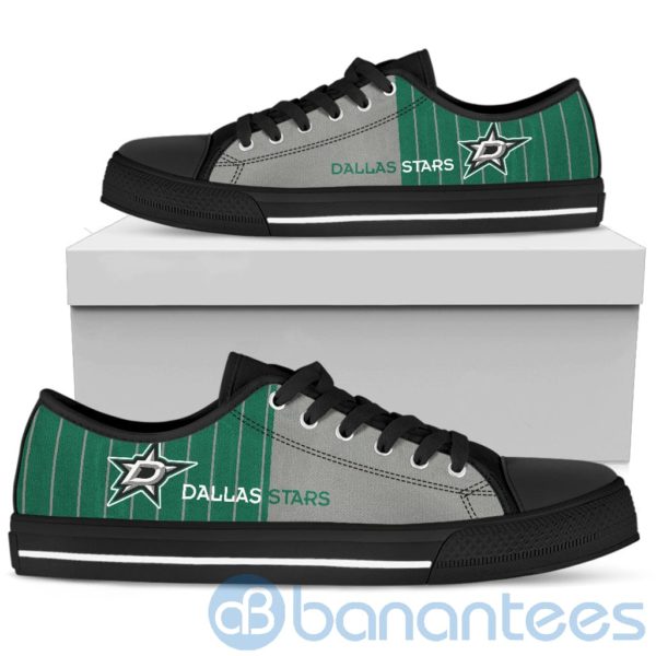 Stripes style For Fans Dallas Stars Fans Low Top Shoes Product Photo