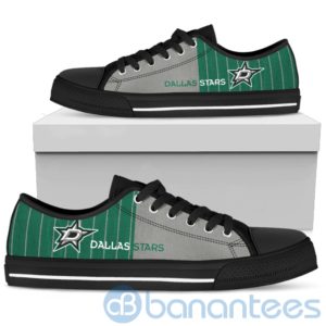 Stripes style For Fans Dallas Stars Fans Low Top Shoes Product Photo