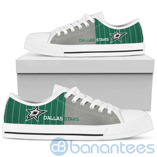 Stripes style For Fans Dallas Stars Fans Low Top Shoes Product Photo