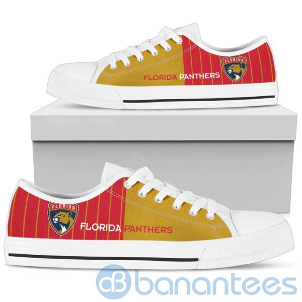 Stripes style For Fans Florida Panthers Fans Low Top Shoes Product Photo