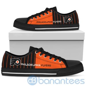 Stripes style For Fans Philadelphia Flyers Fans Low Top Shoes Product Photo