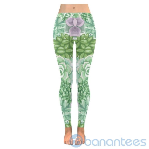 Succulent Plant Leggings for Women Product Photo