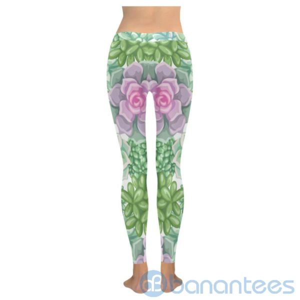 Succulent Plant Leggings for Women Product Photo