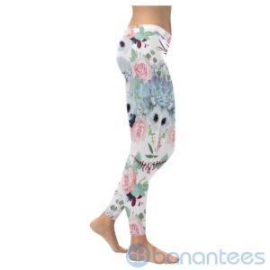 Succulent Rose Sweat Leggings for Women Product Photo