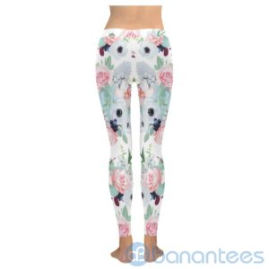 Succulent Rose Sweat Leggings for Women Product Photo