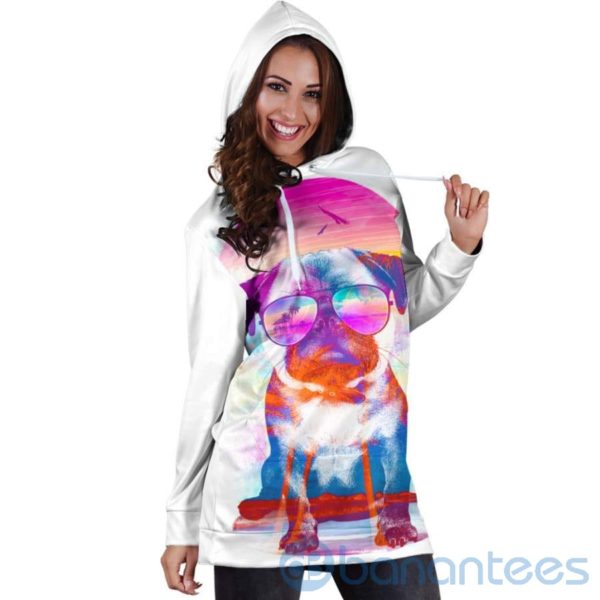 Summer Pug Hoodie Dress For Women Product Photo