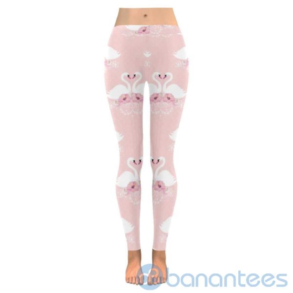 Swan Heart Leggings For Women Product Photo