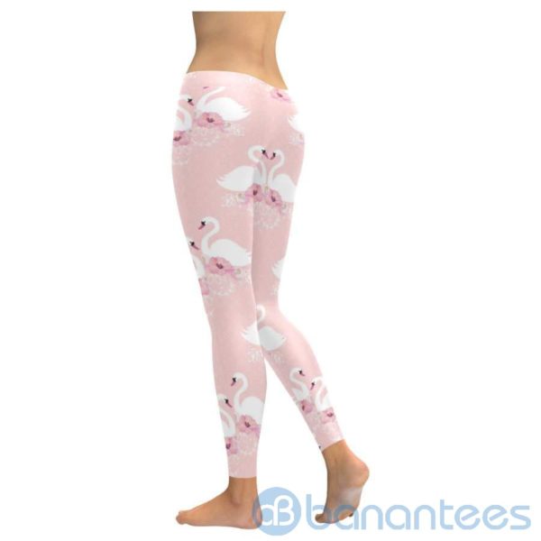 Swan Heart Leggings For Women Product Photo