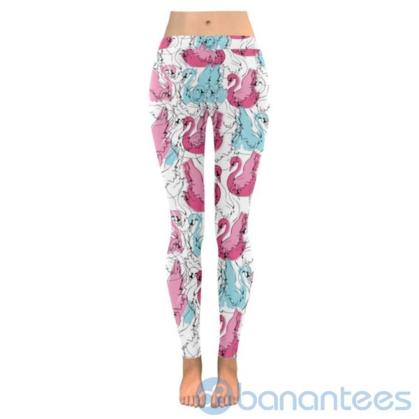 Swan Pink Leggings for Women Product Photo