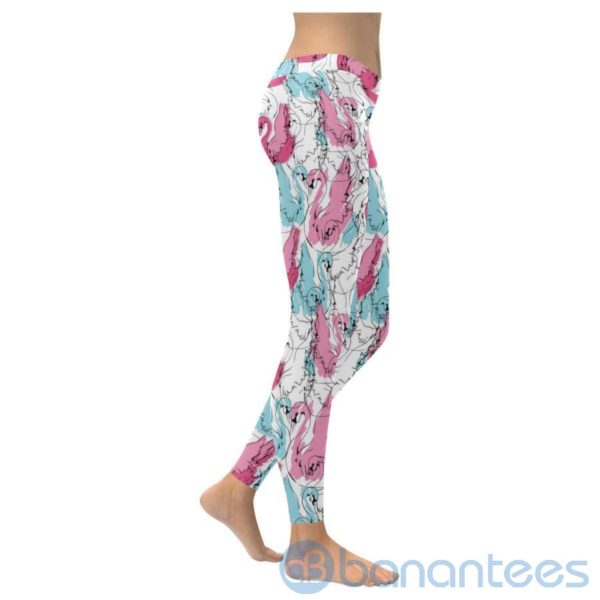 Swan Pink Leggings for Women Product Photo