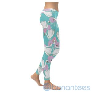 Swan White Leggings For Women Product Photo