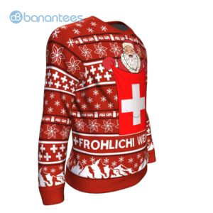 Switzerland Christmas Red All Over Printed 3D Sweatshirt Product Photo
