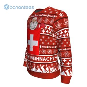 Switzerland Christmas Red All Over Printed 3D Sweatshirt Product Photo