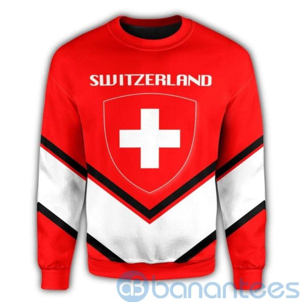 Switzerland Coat Of Arms Lucian Style All Over Printed 3D Sweatshirt Product Photo