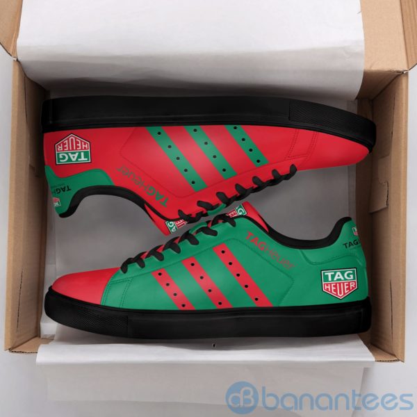 Tag Heuer Red And Green Low Top Skate Shoes Product Photo