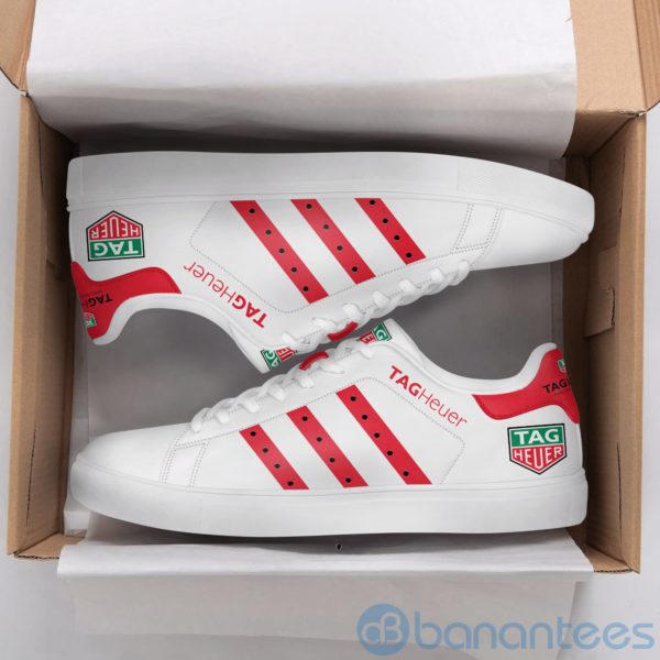 Tag Heuer White Low Top Skate Shoes Product Photo