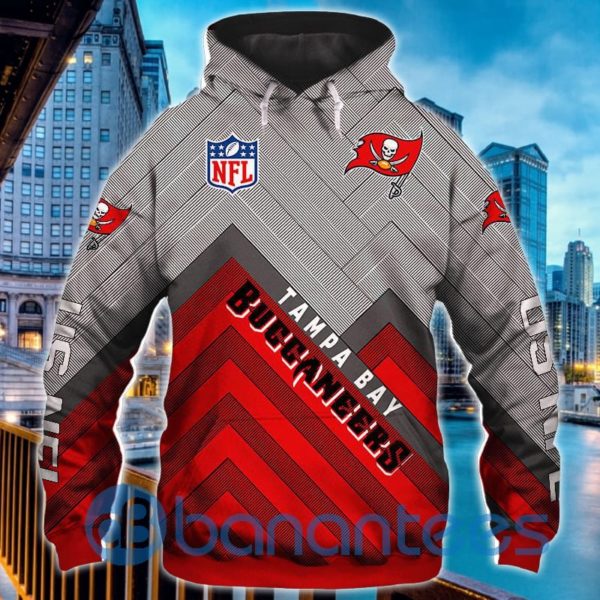 Tampa Bay Buccaneers Full Printed 3D Hoodies Zip Hoodie Product Photo
