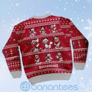 Tampa Bay Buccaneers Mickey Mouse Ugly Christmas 3D Sweater Product Photo