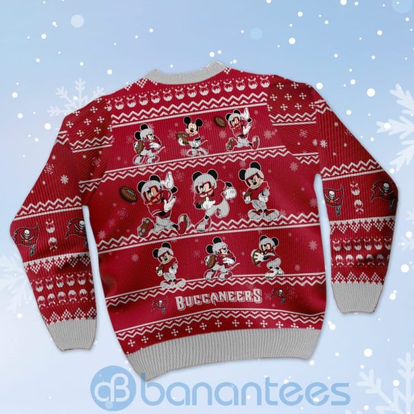 Tampa Bay Buccaneers Mickey Mouse Ugly Christmas 3D Sweater Product Photo