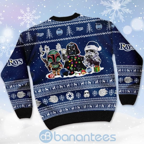 Tampa Bay Rays Star Wars Ugly Christmas 3D Sweater Product Photo