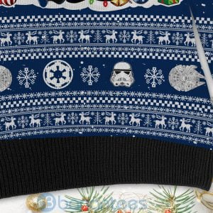 Tampa Bay Rays Star Wars Ugly Christmas 3D Sweater Product Photo