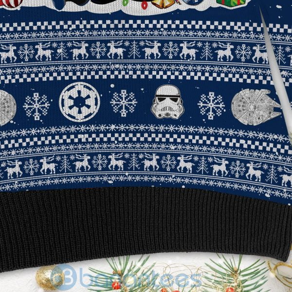 Tampa Bay Rays Star Wars Ugly Christmas 3D Sweater Product Photo