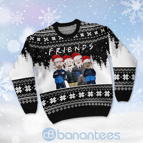 Ted Lasso Friends Wanker Ugly Christmas 3D Sweater Product Photo