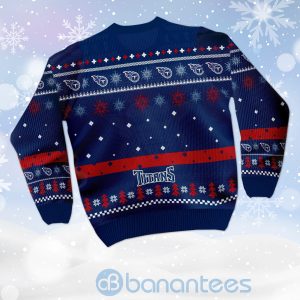 Tennessee Titans Funny Charlie Brown Peanuts Snoopy Ugly Christmas 3D Sweater Product Photo