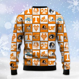 Tennessee Volunteers Football Team Logo Ugly Christmas 3D Sweater Product Photo
