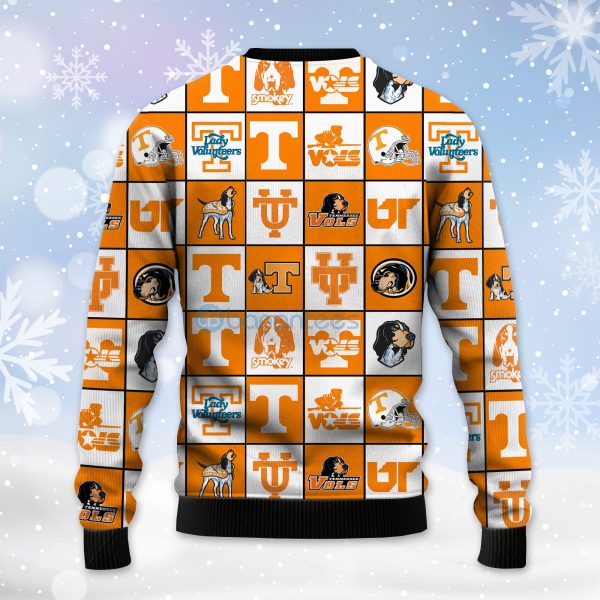 Tennessee Volunteers Football Team Logo Ugly Christmas 3D Sweater Product Photo