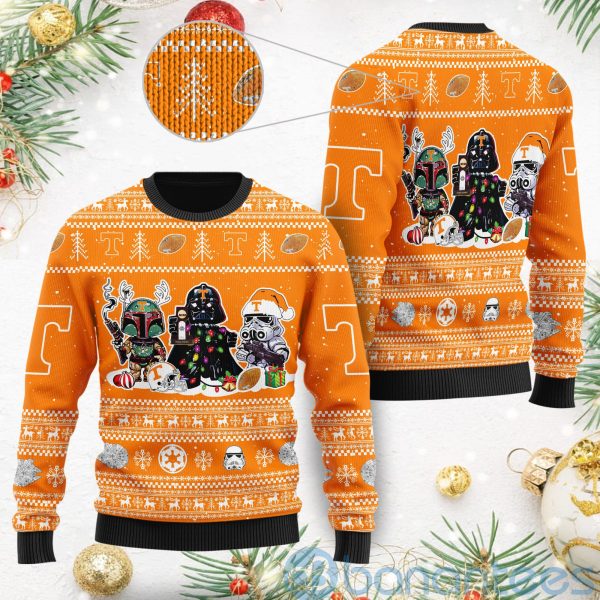 Tennessee Volunteers Star Wars Ugly Christmas 3D Sweater Product Photo