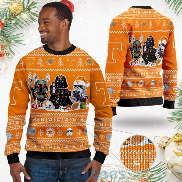 Tennessee Volunteers Star Wars Ugly Christmas 3D Sweater Product Photo