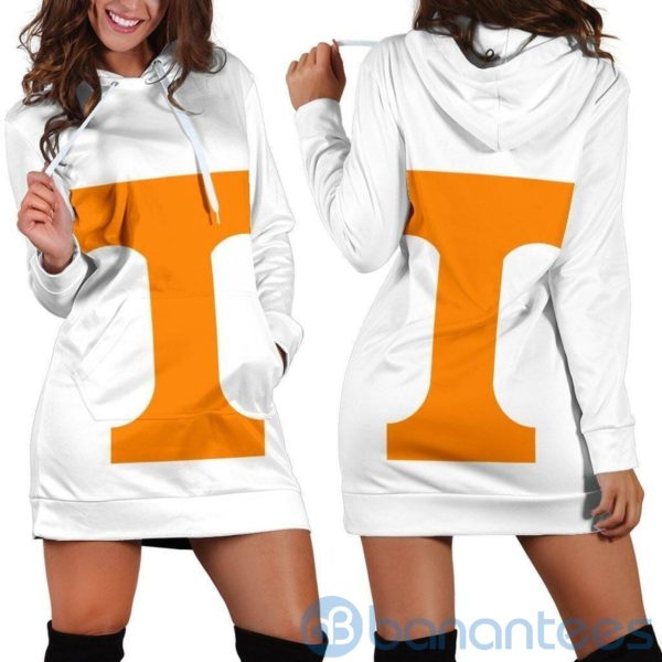 Tennessee Volunteers White Hoodie Dress For Women Product Photo