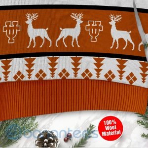 Texas Longhorns Custom Name Personalized Ugly Christmas 3D Sweater Product Photo