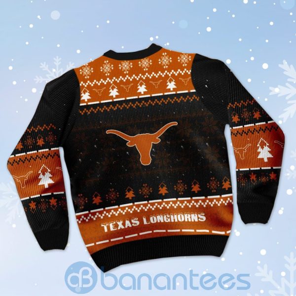 Texas Longhorns Snoopy Dabbing Ugly Christmas 3D Sweater Product Photo