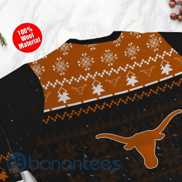 Texas Longhorns Snoopy Dabbing Ugly Christmas 3D Sweater Product Photo