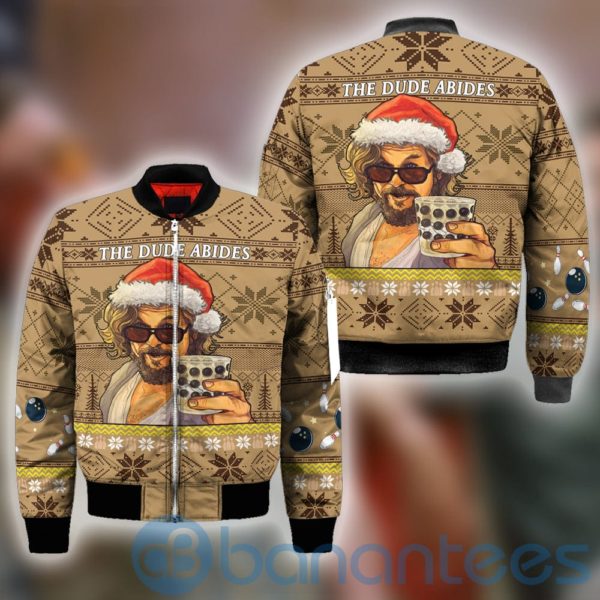 The Big Lebowski The Dude Abides Christmas All Over Printed 3D Shirt Product Photo